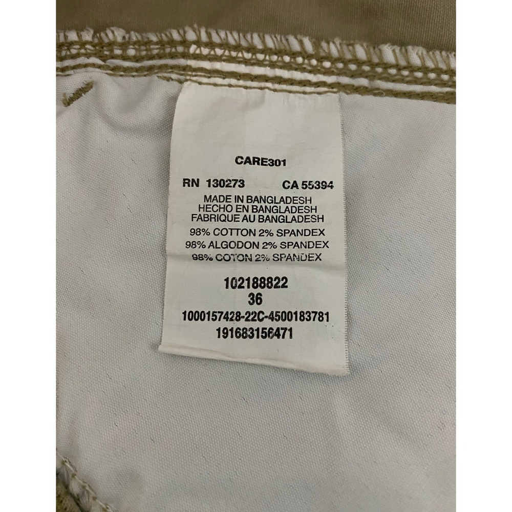 Lee Extreme Motion Performance Series Cargo Shorts Khaki Tan Mens 36 102188822 - Picture 7 of 7